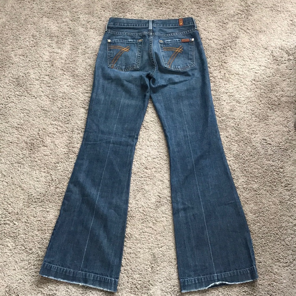 7 for all mankind dojo flare jeans